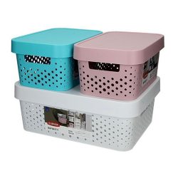 curver infinity aufbewahrungsbox mit deckel versch groessen farben dekobox box kiste ordnungsbox behaelter l grau 7