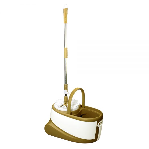 قیمت و خرید تی شوی چرخشی والرین (Valerian) چرخدار Walkable Mop طلایی