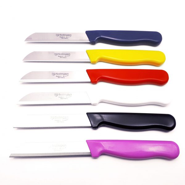 قیمت و خرید چاقو اره ای زولینگن (Solingen) آلمانی لیزری دسته رنگی