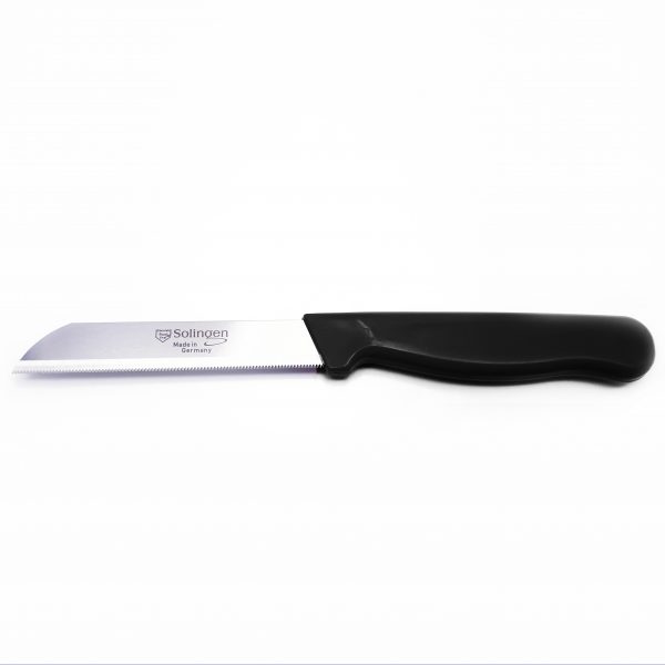 قیمت و خرید چاقو اره ای زولینگن (Solingen) آلمانی لیزری دسته رنگی مشکی