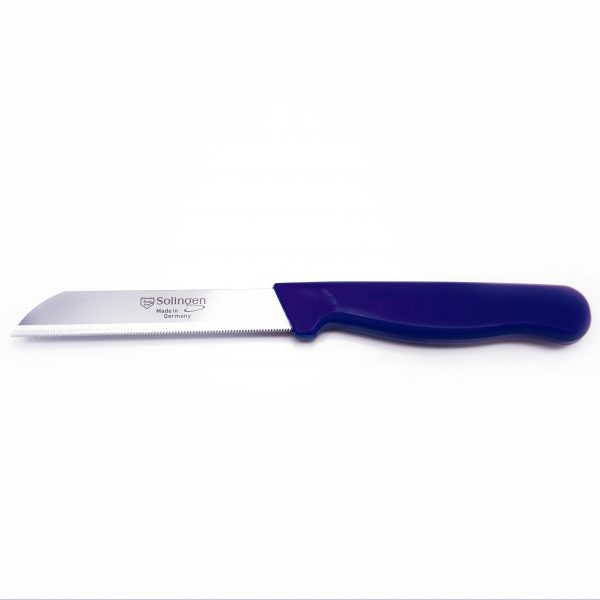 قیمت و خرید چاقو اره ای زولینگن (Solingen) آلمانی لیزری دسته رنگی آبی