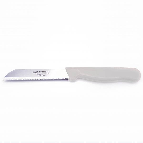 قیمت و خرید چاقو اره ای زولینگن (Solingen) آلمانی لیزری دسته رنگی سفید